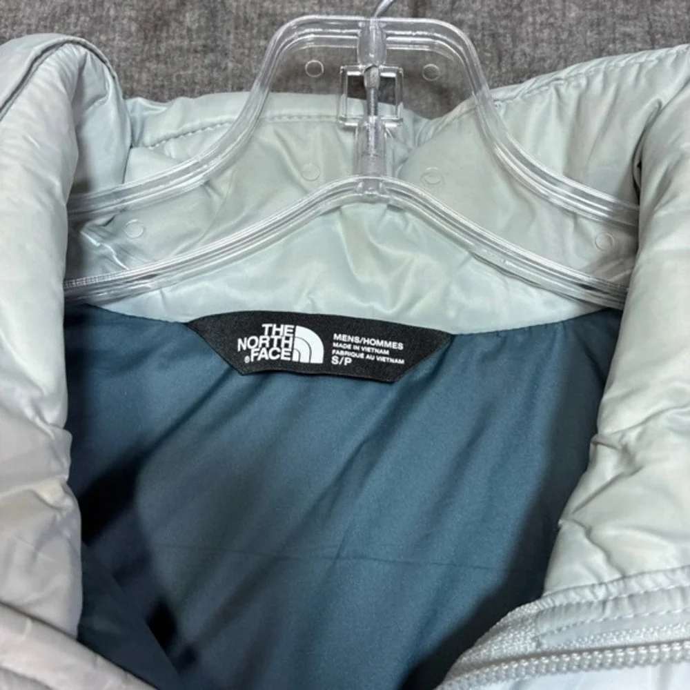 The North Face Aconcagua 2 Puffer Jacket Men Small Light Blue 550 Down Insulated